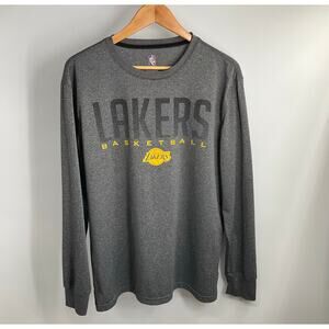 LAKERS NBA Basketball UNK Men’s Long Sleeve Tshirt Fan Apparel Souvenir Large